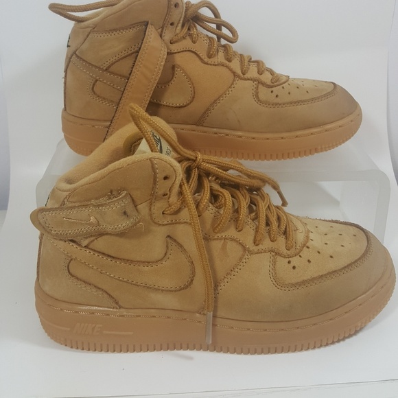 Nike Other - Nike Tan Nubuck Air Force 1 (Kids)